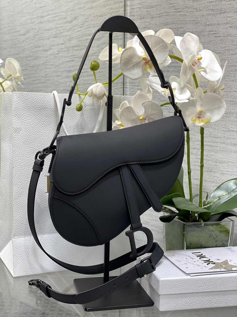 26. Dior Saddle Bag M0455 signature fluid shape inspired by horse saddle