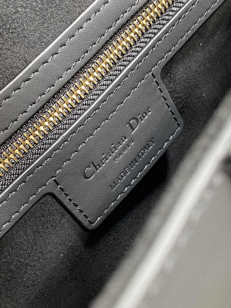 Dior Saddle Bag with Strap M0455 Black Ultramatte Calfskin