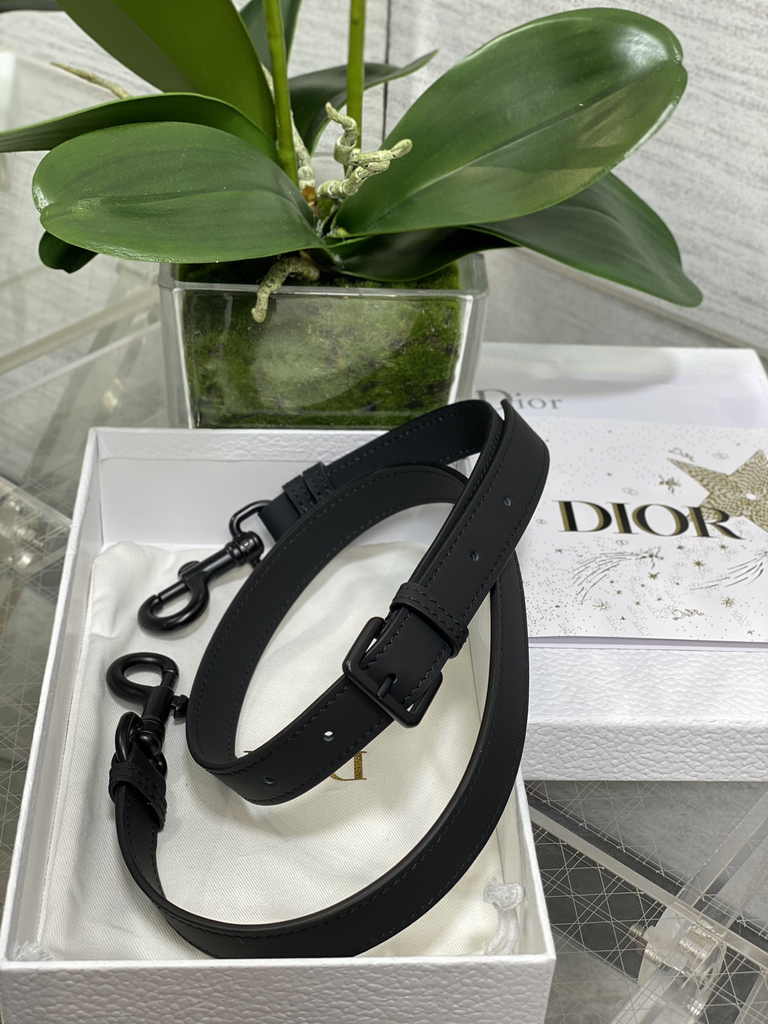 Dior Saddle Bag with Strap M0455 Black Ultramatte Calfskin