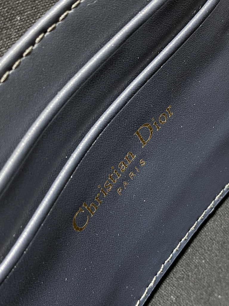 Dior Saddle Rodeo Pouch S5909 Blue Dior Oblique Jacquard