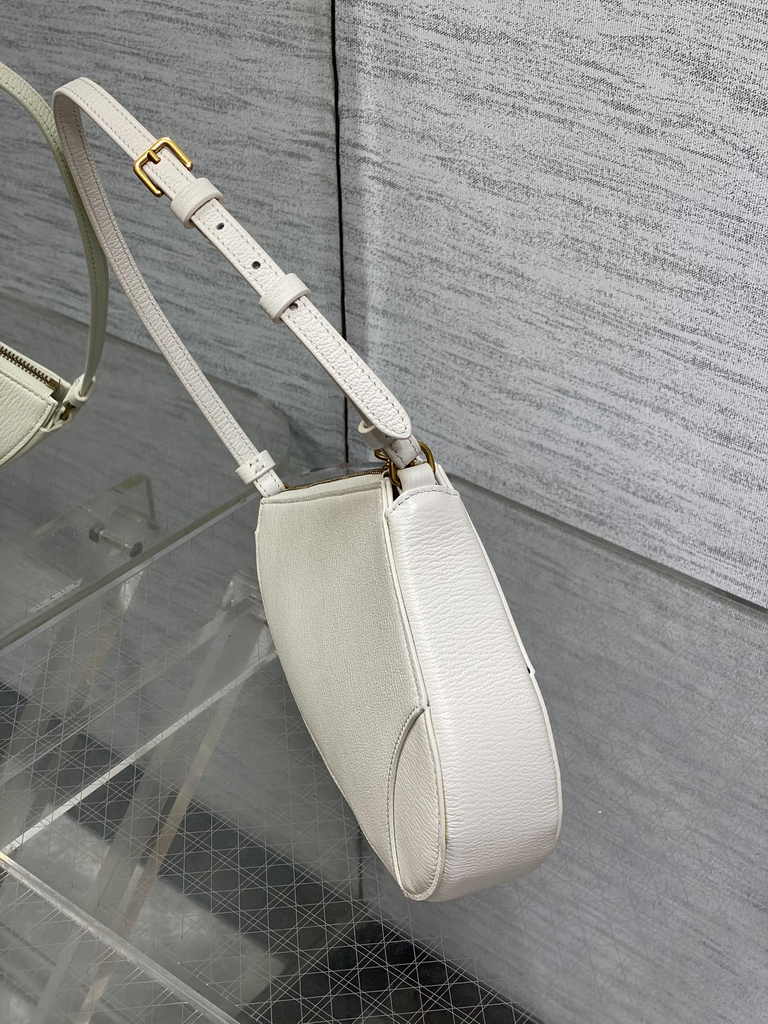 Dior Saddle Shoulder Pouch S5909 Latte Goatskin
