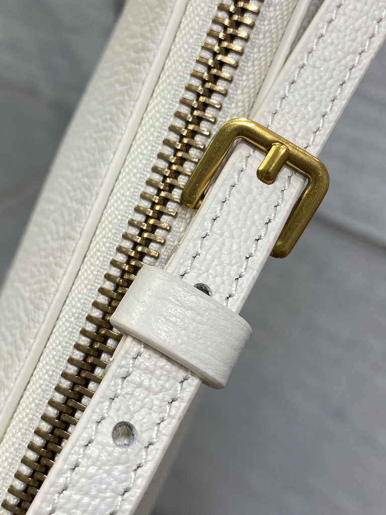 Dior Saddle Shoulder Pouch S5909 Latte Goatskin