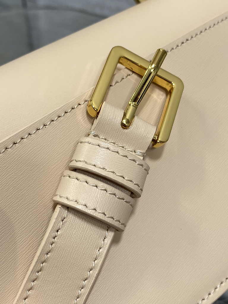 Dior Small 30 Montaigne Avenue Top Handle Bag M9370 Aprioct Ribbed Calfskin - Default Title - View 10