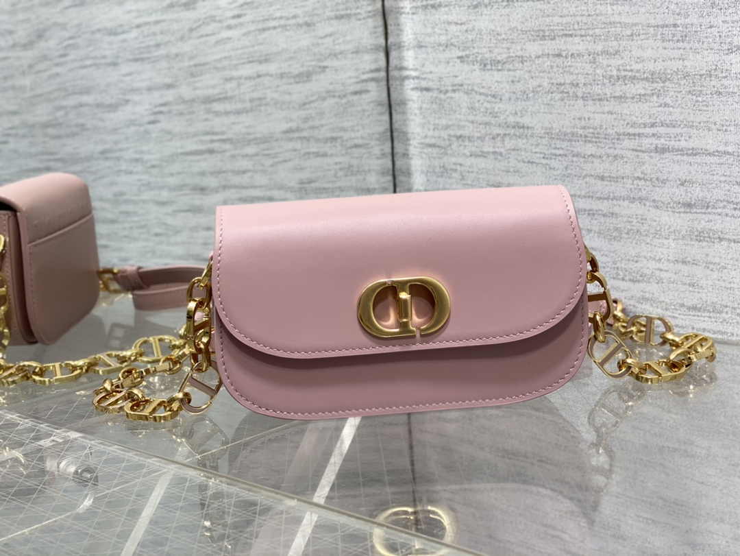 Dior Small 30 Montaigne Avenue Bag Pink Box Calfskin M9261