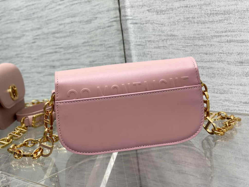 Dior Small 30 Montaigne Avenue Bag Pink Box Calfskin M9261