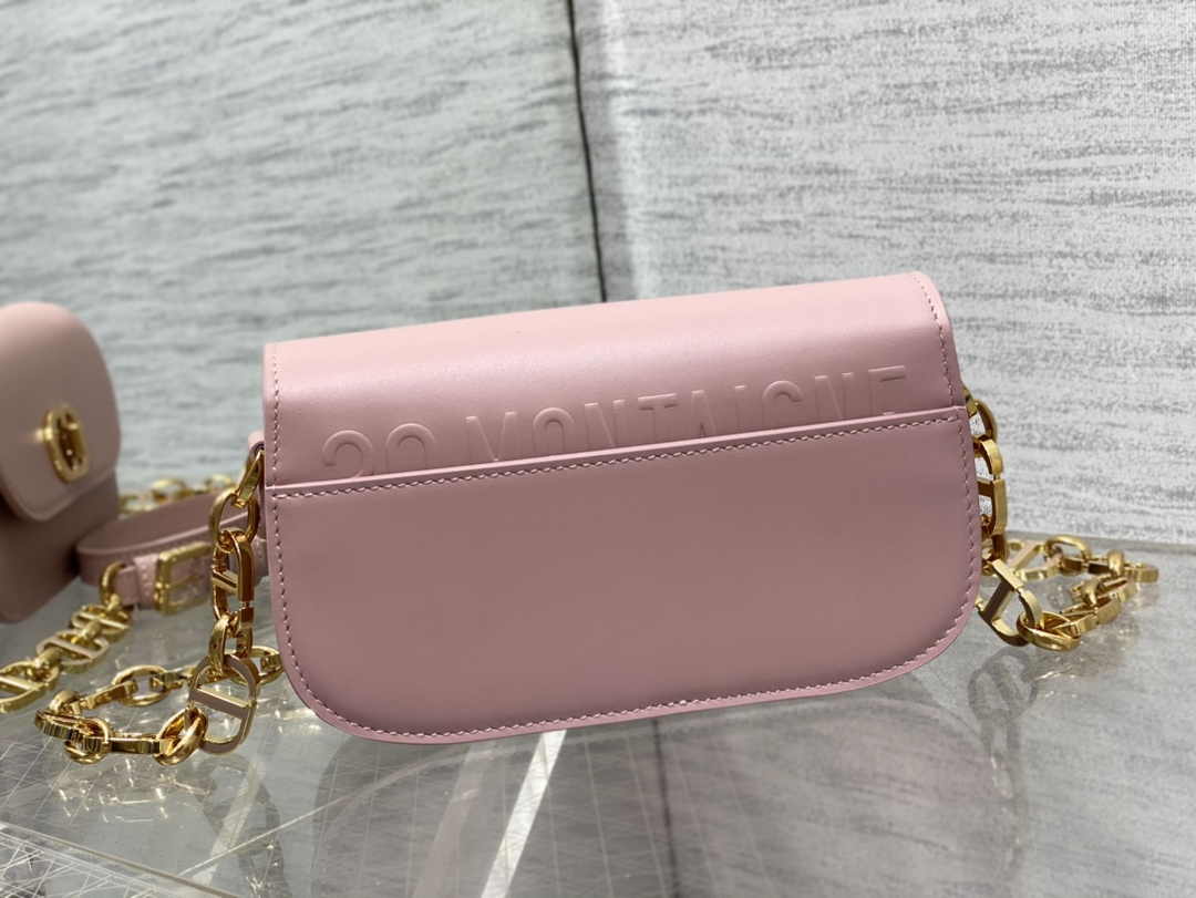 Dior Small 30 Montaigne Avenue Bag Pink Box Calfskin M9261