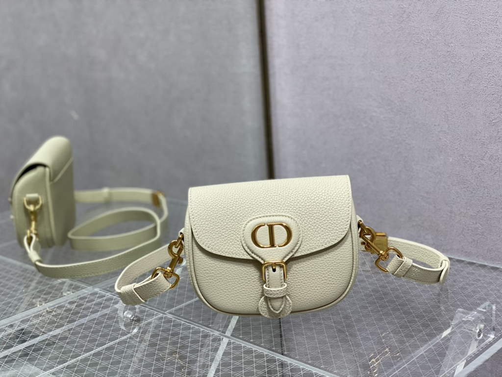 Dior Small Bobby Bag M9317 Beige Grained Calfskin - Default Title - View 2