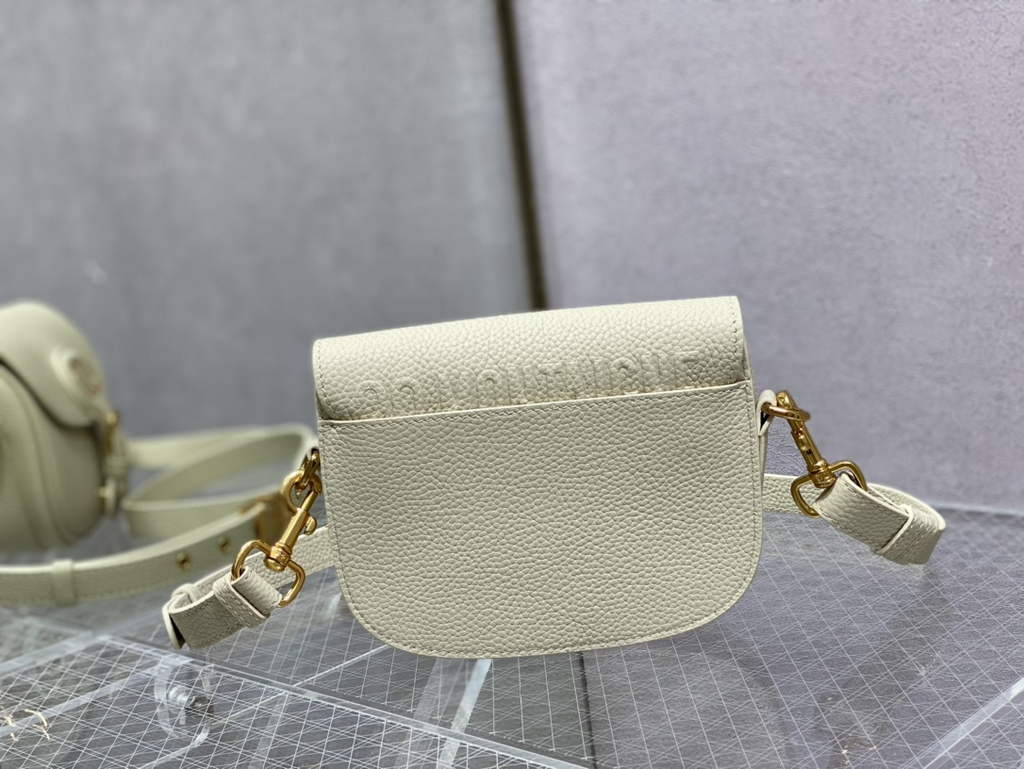 Dior Small Bobby Bag M9317 Beige Grained Calfskin - Default Title - View 4