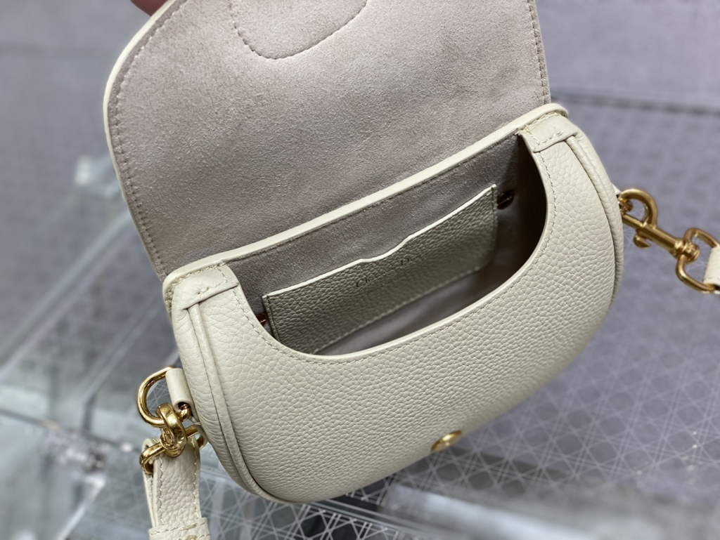 Dior Small Bobby Bag M9317 Beige Grained Calfskin - Default Title - View 8