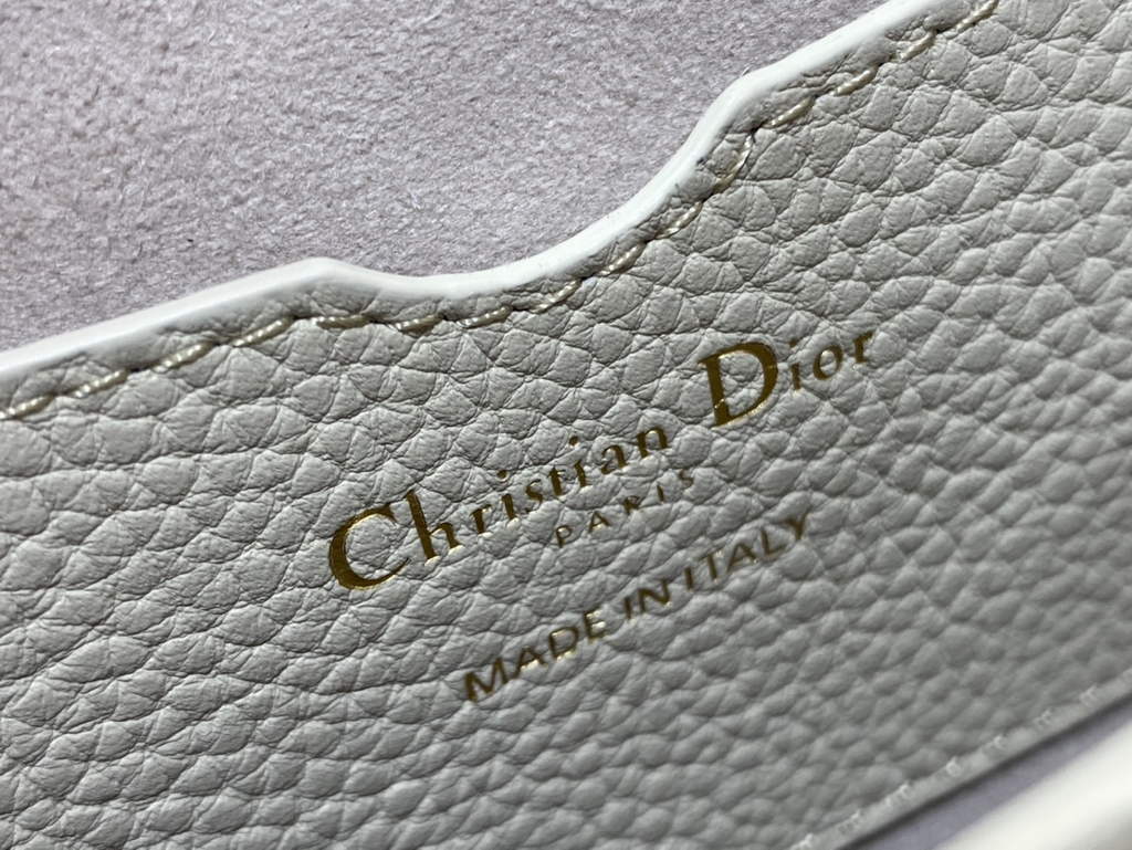 Dior Small Bobby Bag M9317 Beige Grained Calfskin - Default Title - View 9