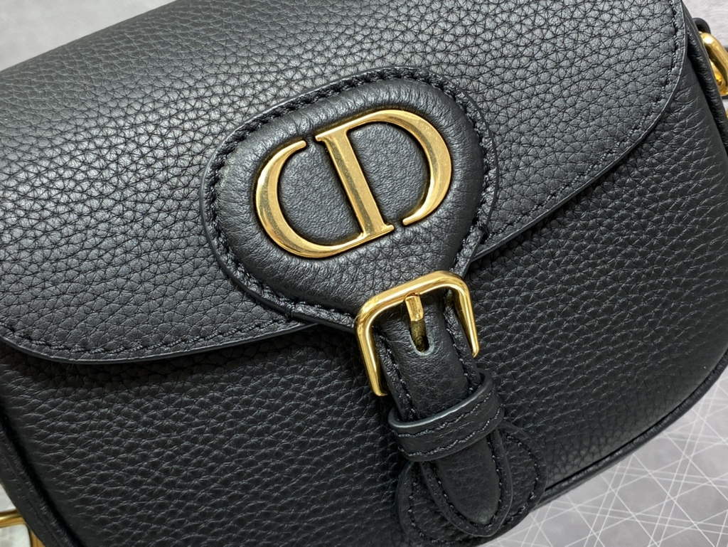 Dior Small Bobby Bag M9317 Black Grained Calfskin - Default Title - View 5
