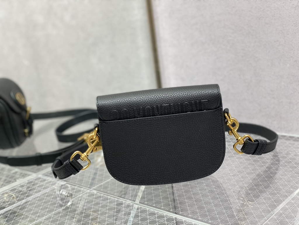 Dior Small Bobby Bag M9317 Black Grained Calfskin - Default Title - View 6