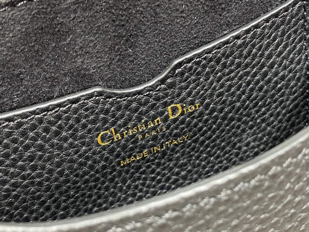 Dior Small Bobby Bag M9317 Black Grained Calfskin - Default Title - View 11
