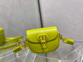 Dior Small Bobby Bag M9317 Lemon Yellow Box Calfskin - Default Title - View 1