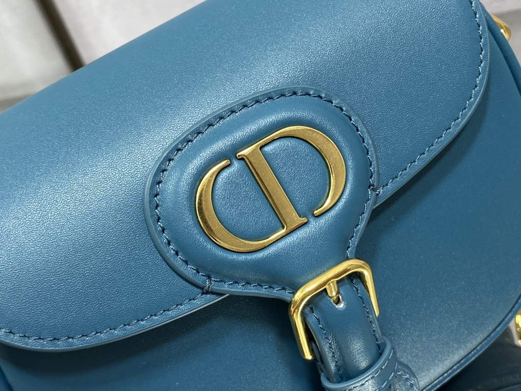 Dior Small Bobby Bag M9317 Dark Blue Box Calfskin - Default Title - View 3