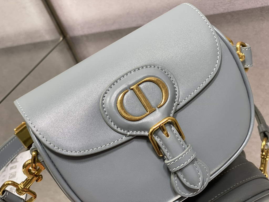 Dior Small Bobby Bag M9317 Light Blue Box Calfskin - Default Title - View 3