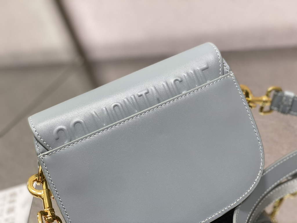 Dior Small Bobby Bag M9317 Light Blue Box Calfskin - Default Title - View 7