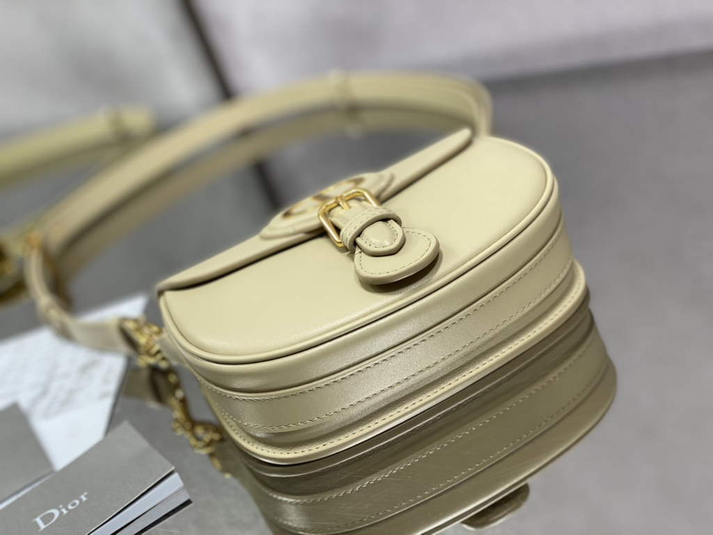 Dior Small Bobby Bag M9317 Beige Box Calfskin - Default Title - View 6