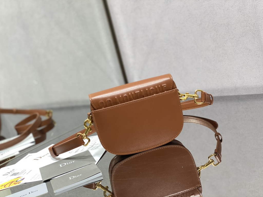 Dior Small Bobby Bag M9317 Brown Box Calfskin - Default Title - View 4