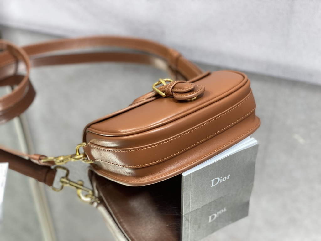 Dior Small Bobby Bag M9317 Brown Box Calfskin - Default Title - View 5