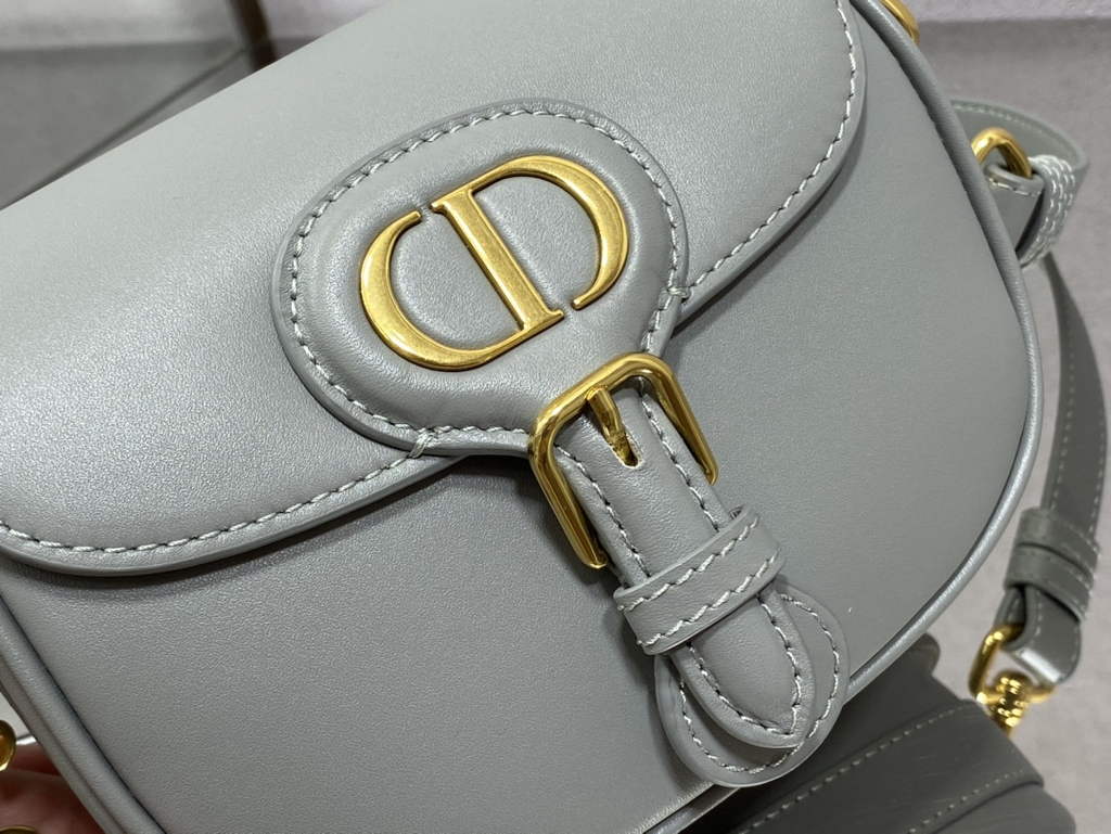 Dior Small Bobby Bag M9317 Gray Box Calfskin - Default Title - View 3