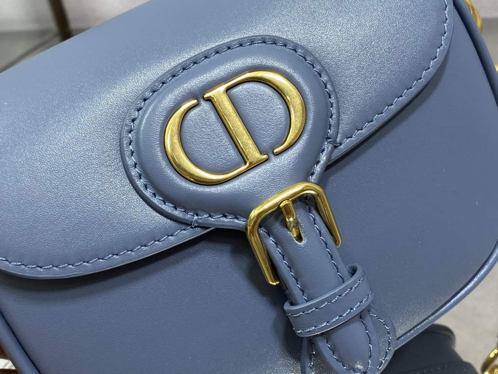 Dior Small Bobby Bag M9317 Blue Box Calfskin - Default Title - View 3