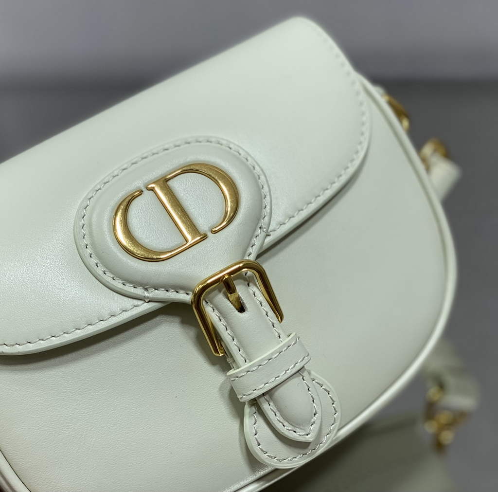 Dior Small Bobby Bag M9317 White Box Calfskin - Default Title - View 3