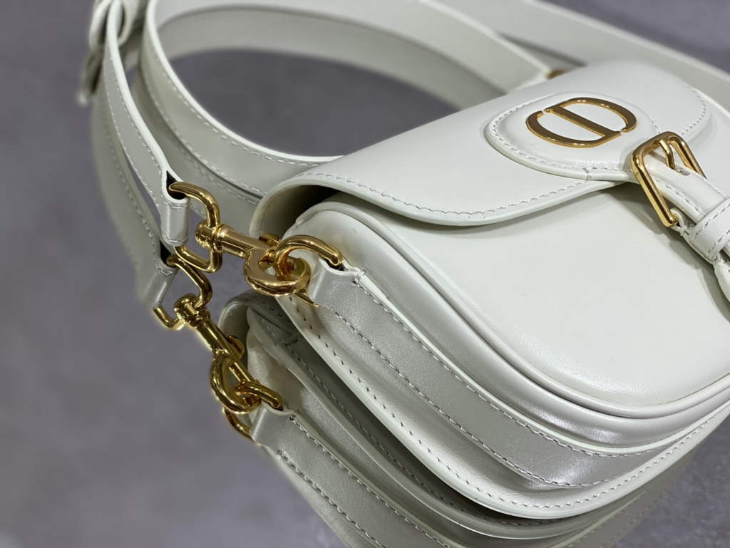 Dior Small Bobby Bag M9317 White Box Calfskin - Default Title - View 6