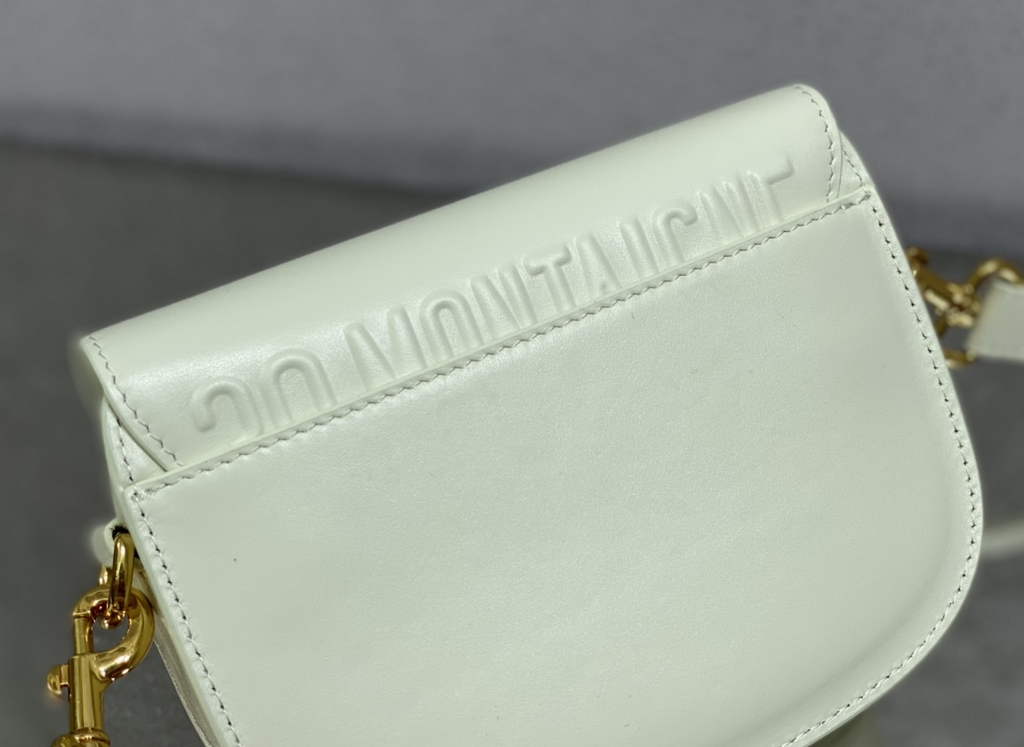 Dior Small Bobby Bag M9317 White Box Calfskin - Default Title - View 7