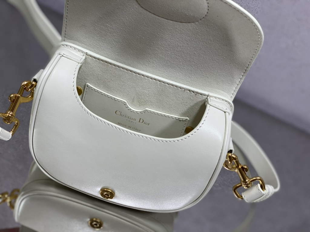 Dior Small Bobby Bag M9317 White Box Calfskin - Default Title - View 8