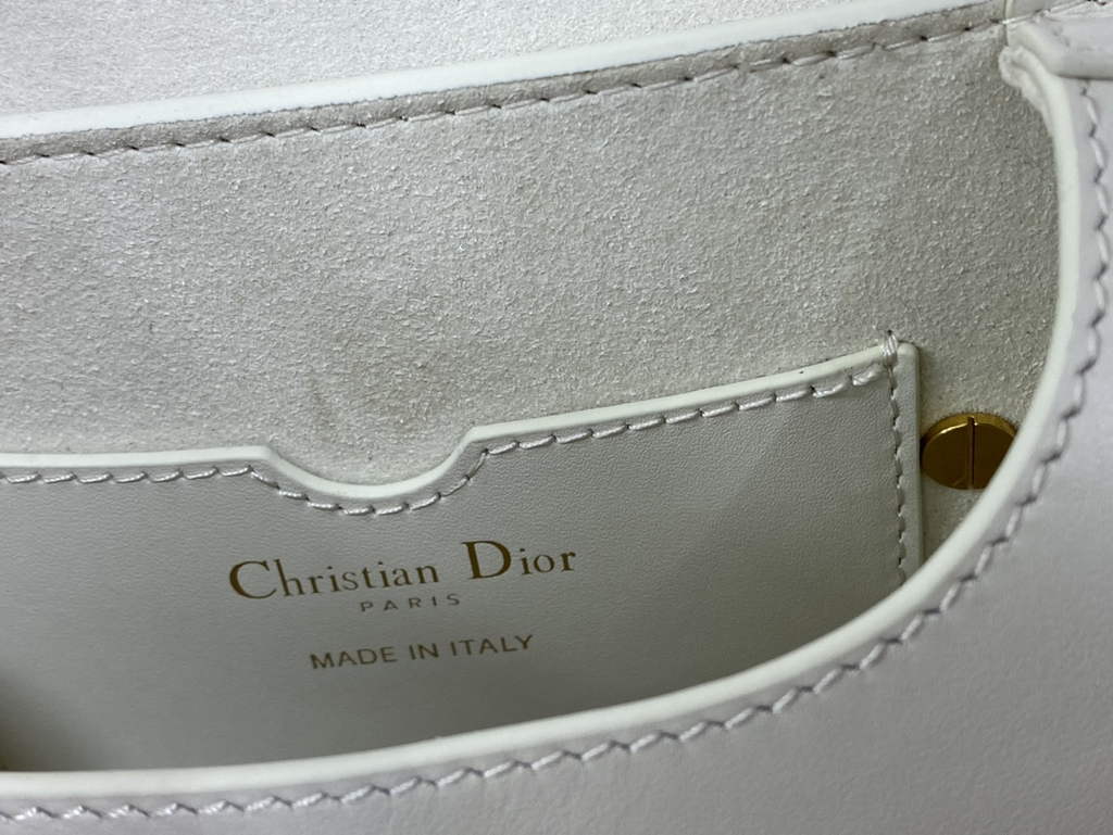 Dior Small Bobby Bag M9317 White Box Calfskin - Default Title - View 9