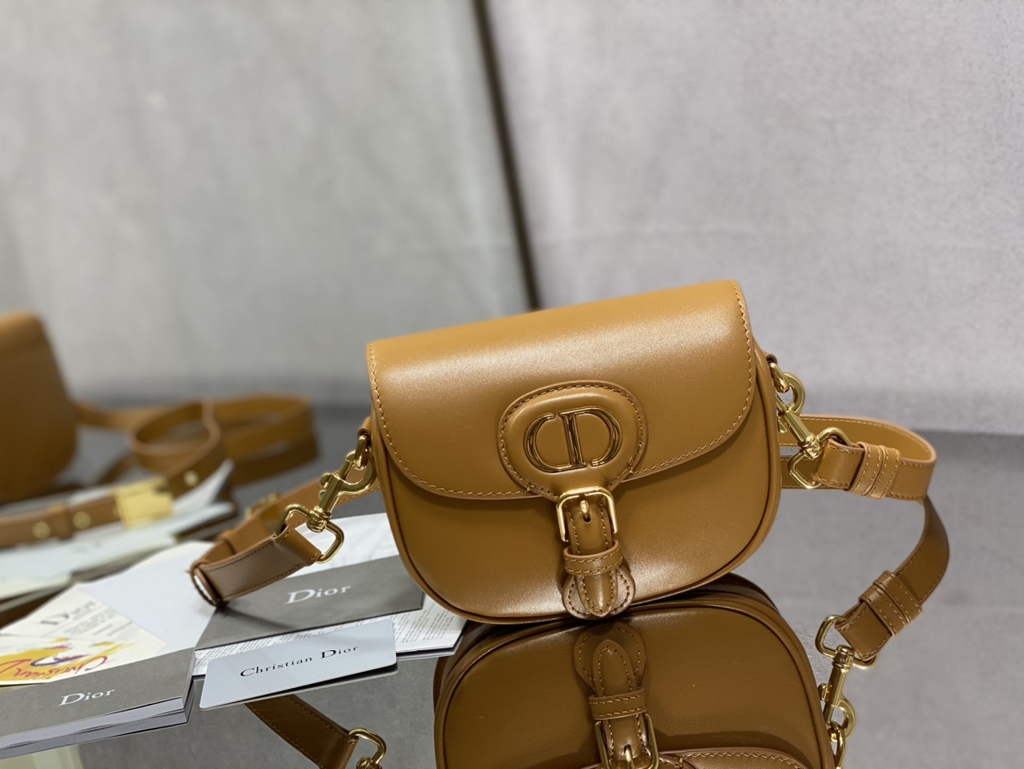 Dior Small Bobby Bag M9317 Tan Box Calfskin - Default Title - View 1