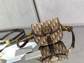 Dior Small Bobby Bag M9317 Red Oblique Jacquard - Default Title - View 1