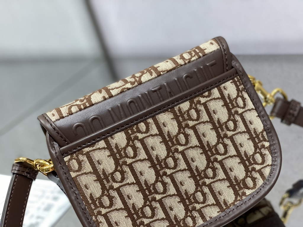 Dior Small Bobby Bag M9317 Red Oblique Jacquard - Default Title - View 7