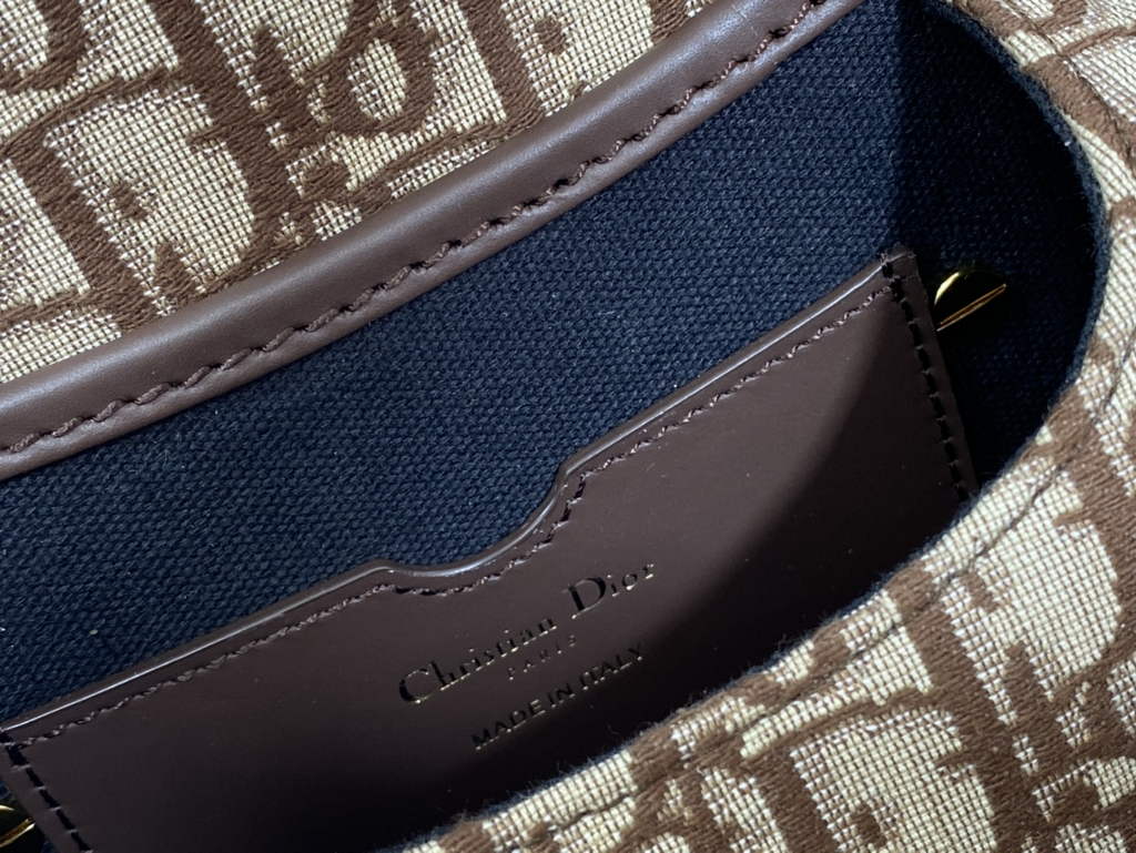 Dior Small Bobby Bag M9317 Red Oblique Jacquard - Default Title - View 9