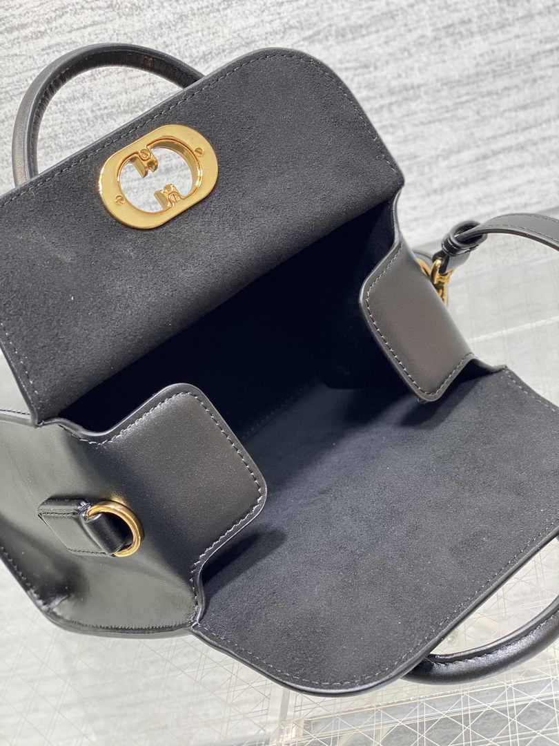 Dior Small Boston Bag M9567 Black Smooth Calfskin - Default Title - View 6
