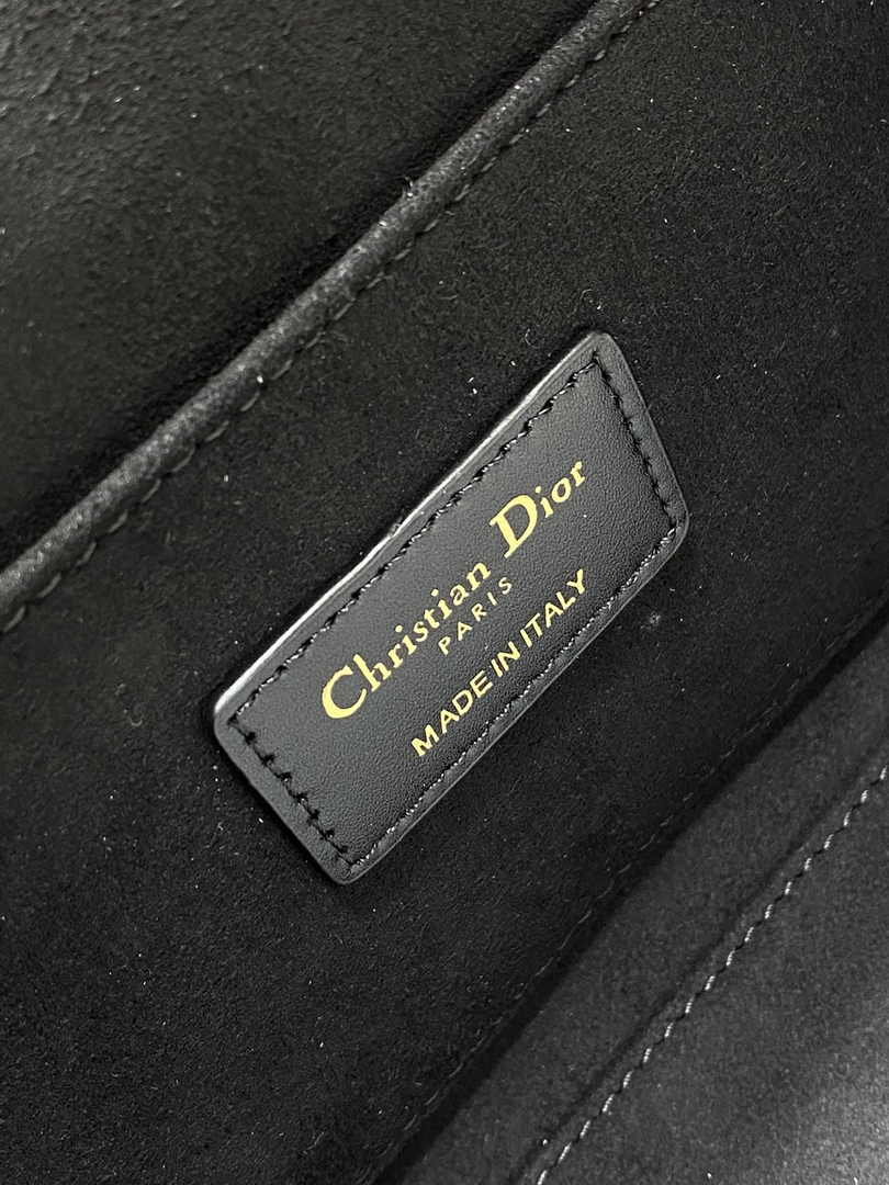 Dior Small Boston Bag M9567 Black Smooth Calfskin - Default Title - View 7