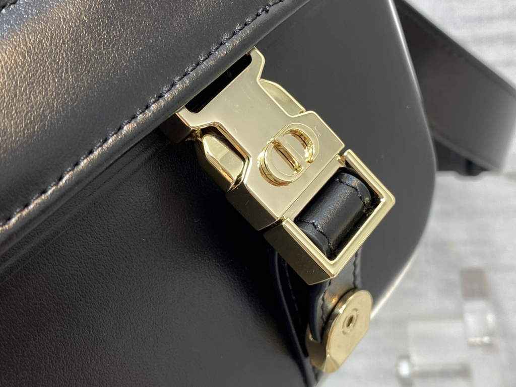 Dior Small Diorcamp Bag M1243 Black and White Smooth Calfskin - Default Title - View 5
