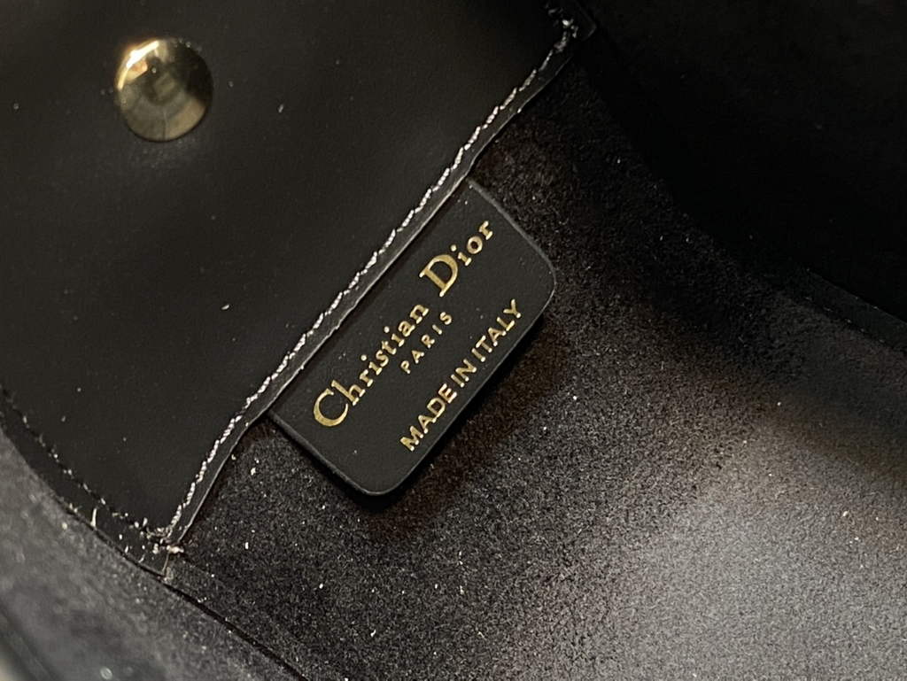 Dior Small Diorcamp Bag M1243 Black and White Smooth Calfskin - Default Title - View 10