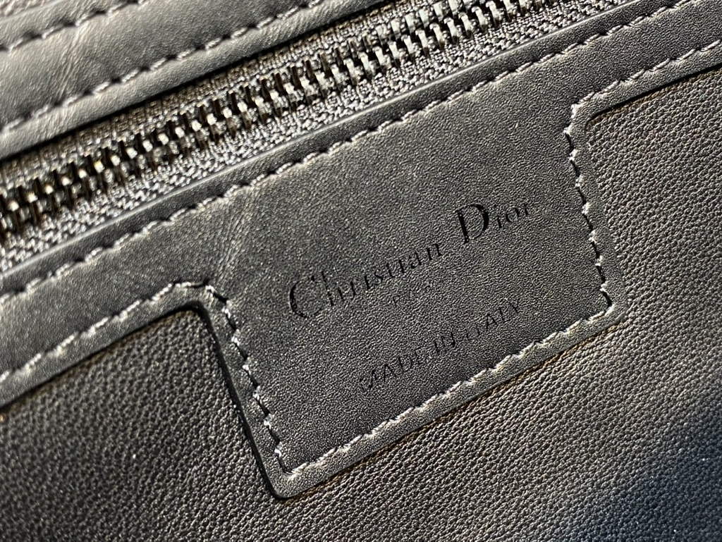 Dior Small Diorcamp Bag M1243 Black Macrocannage Calfskin - Default Title - View 10