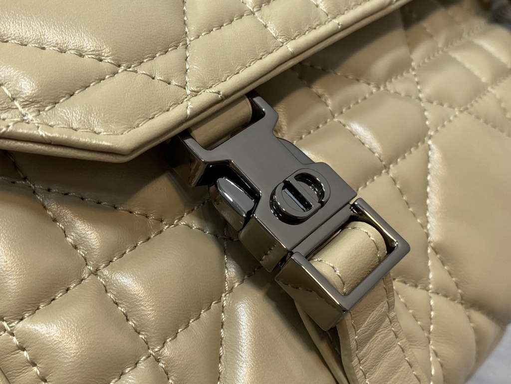 Dior Small Diorcamp Bag M1243 Hazelnut Macrocannage Calfskin - Default Title - View 4