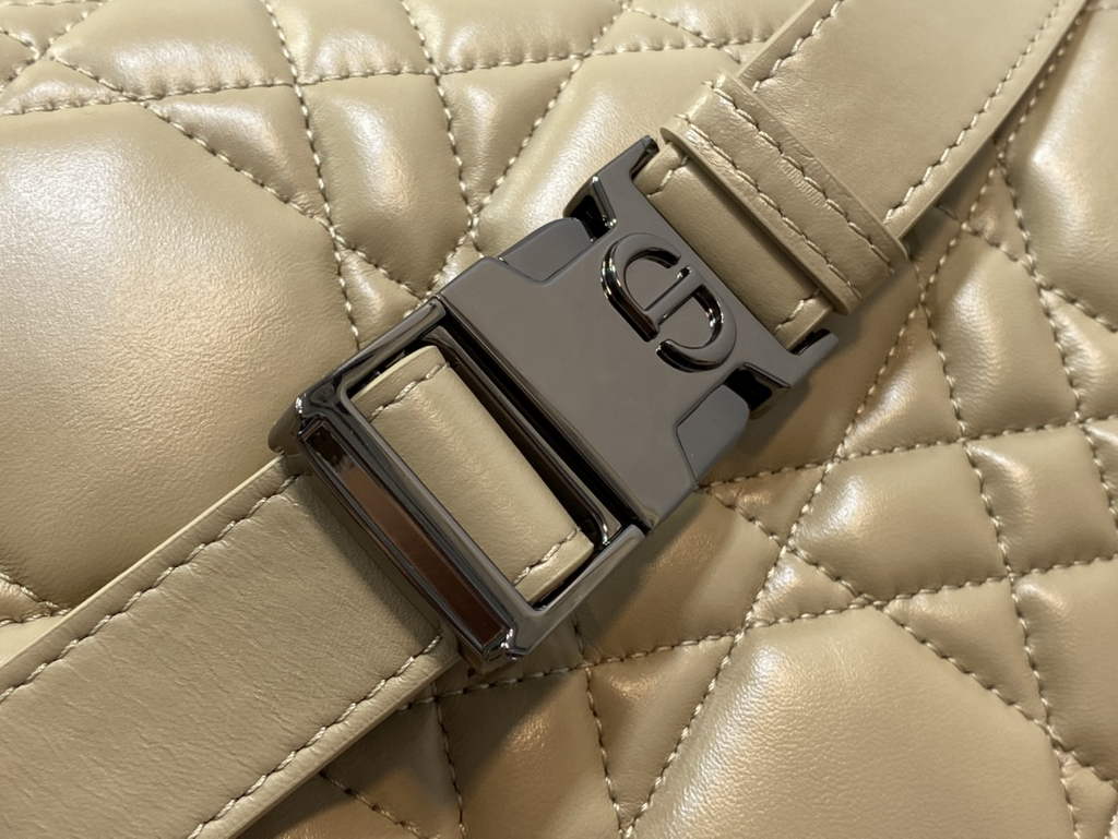 Dior Small Diorcamp Bag M1243 Hazelnut Macrocannage Calfskin - Default Title - View 7
