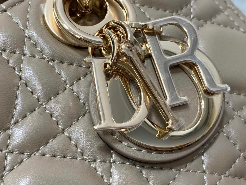 Dior Small Lady D-Joy Bag M0613 Light Pink Cannage Lambskin - Default Title - View 7