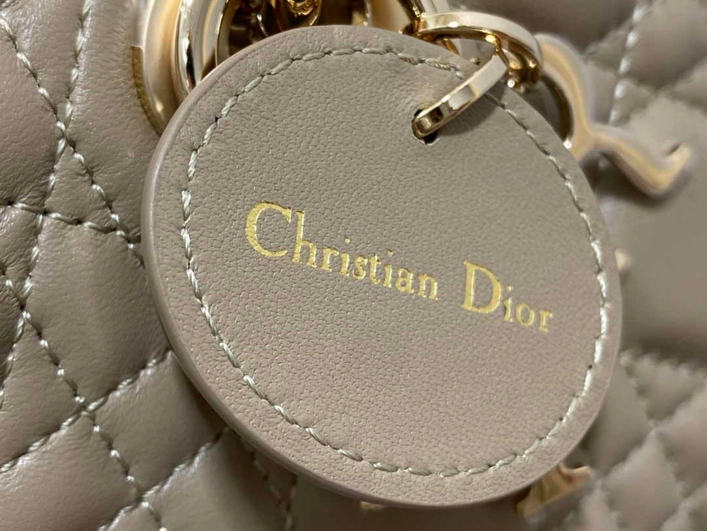 Dior Small Lady D-Joy Bag M0613 Light Pink Cannage Lambskin - Default Title - View 8