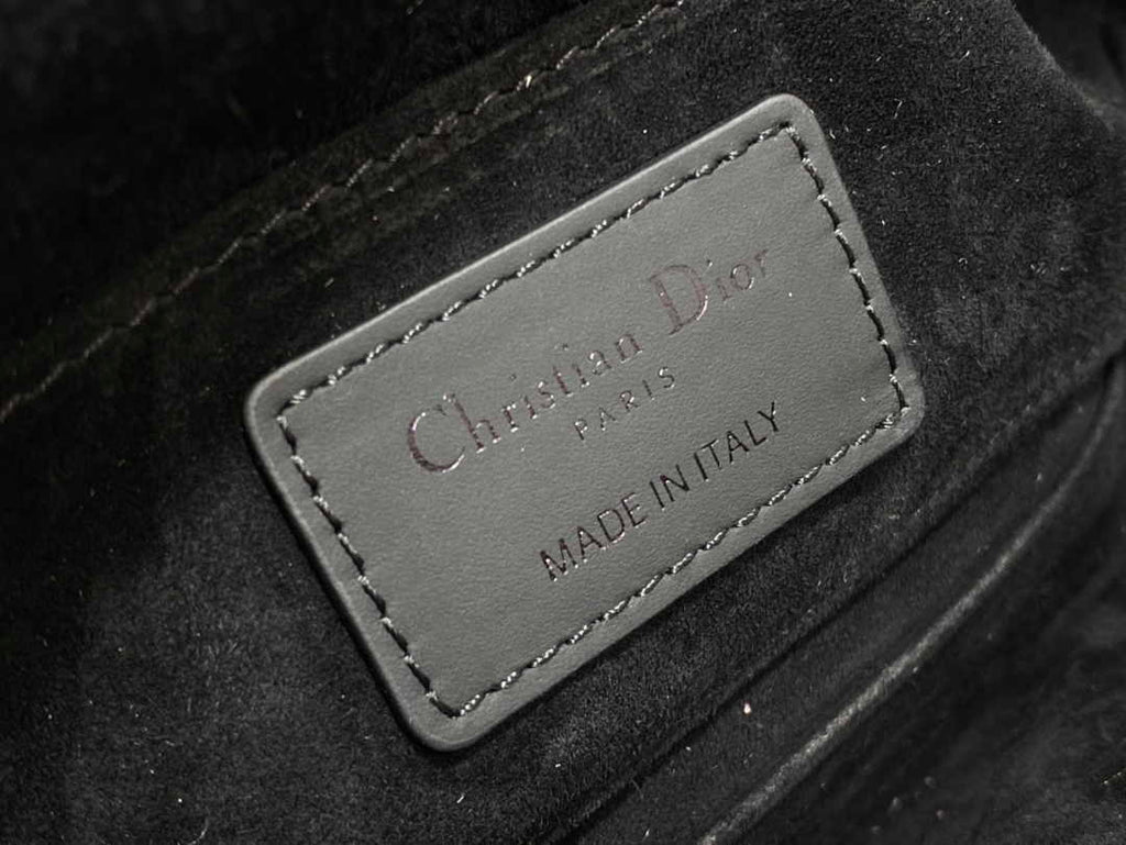 Dior Small Lady D-Joy Bag M0613 Cannage Black Lambskin - Default Title - View 9
