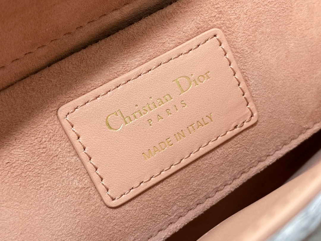 Dior Small Lady D-Joy Bag M0613 Pink Cannage Calfskin E70 - Default Title - View 7