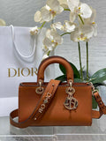 Dior Small Lady D-Sire My ABCDior Bag M1150 Brown Bull Leather - Default Title - View 1