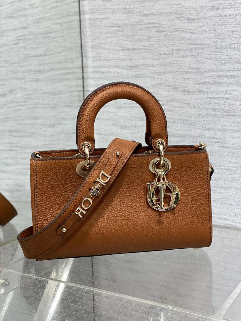 Dior Small Lady D-Sire My ABCDior Bag M1150 Brown Bull Leather - Default Title - View 2