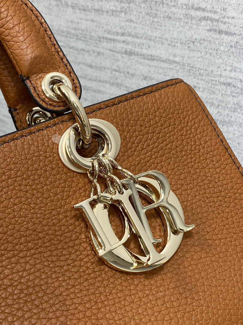 Dior Small Lady D-Sire My ABCDior Bag M1150 Brown Bull Leather - Default Title - View 9
