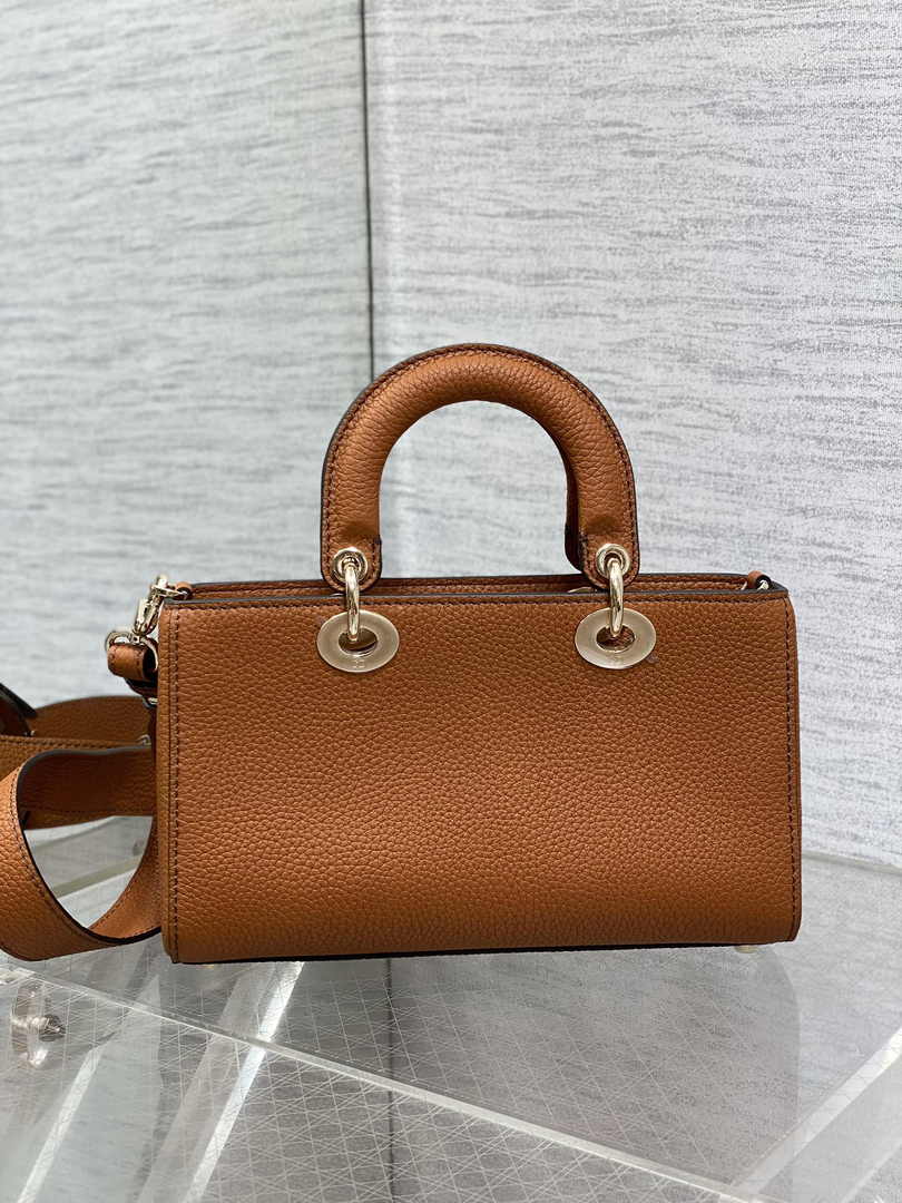 Dior Small Lady D-Sire My ABCDior Bag M1150 Brown Bull Leather - Default Title - View 3